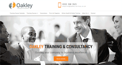 Desktop Screenshot of oakley-services.co.uk